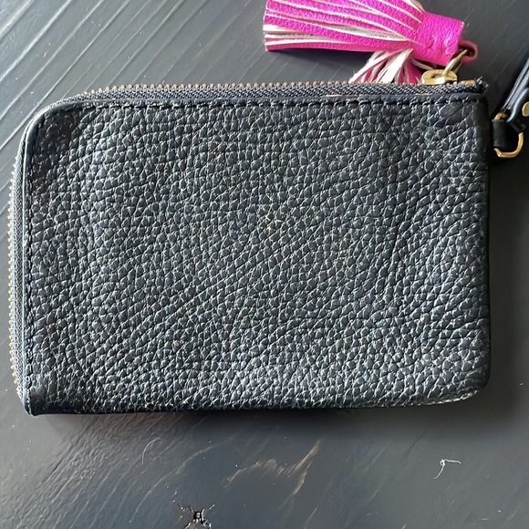 Fossil Leather Wristlet with Tassel - Picture 4 of 5